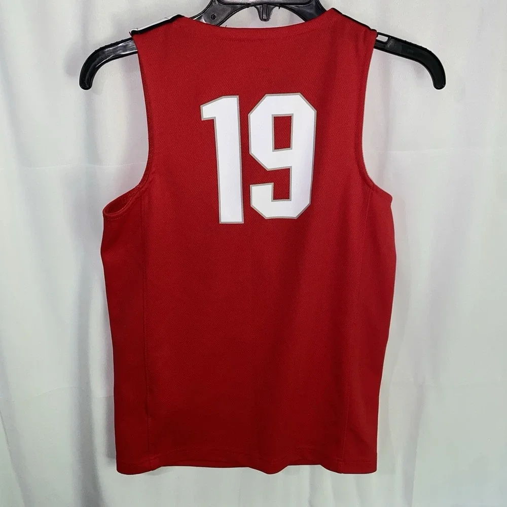 Ohio State Buckeyes #19 Nike‎ Red Basketball Jersey Youth Large